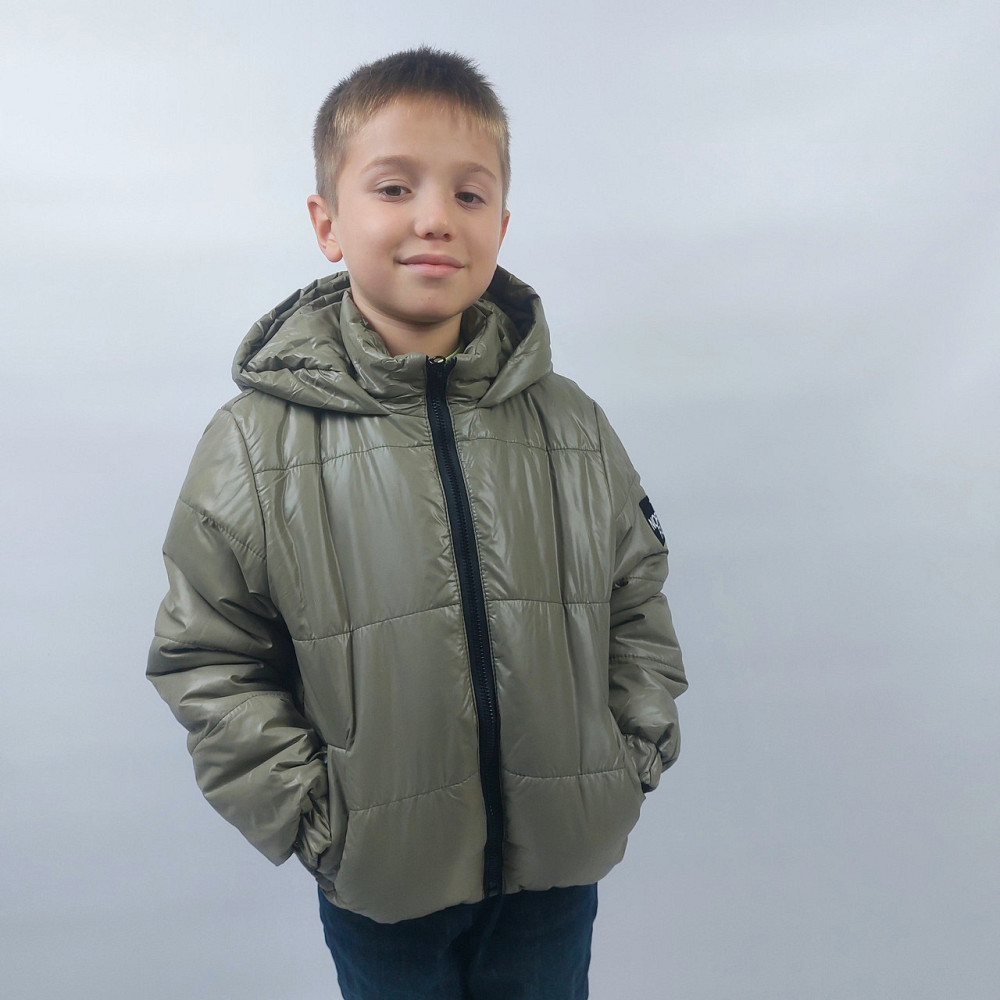 Демисезонная куртка под резинку The North Face в цвете хаки на 6,7,8 лет Николаев - изображение 1