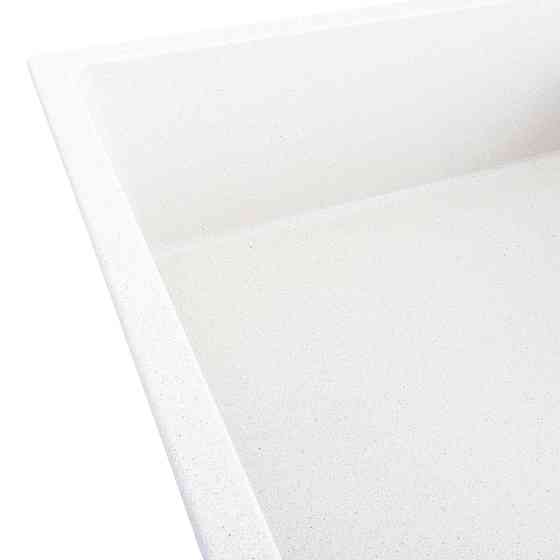 PLATINUM Гранітна мийка для кухні Platinum 8650 DIAMOND матова (біла в крапку) Київ