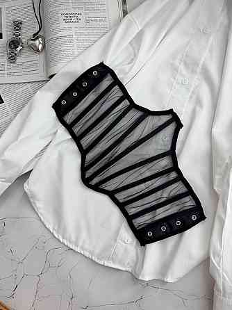 Стильный женский корсет из сетки. Черный, L/XL Одесса