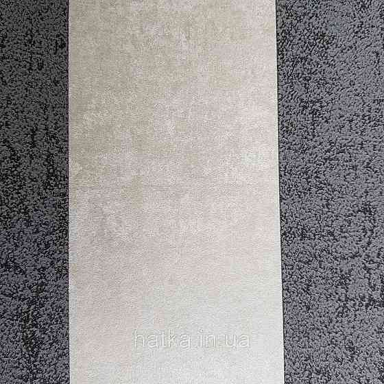 Шпалери флізелінові еко Rasch Kerala 0.53х10 м широкі чорні смуги і молочні ефект потертості Київ