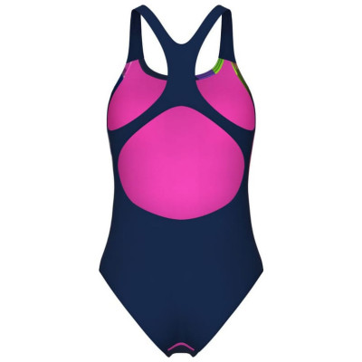 Купальник Arena Water Fluids Swimsuit Swim Pro 008837-570 Темно-синій/Рожевий/Салатовий 34 (3468337533269) Вінниця - фото 3