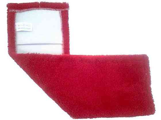 Насадка для швабры из микрофибры красная SUN1902 red ТМ Eco Fabric Solmir Киев