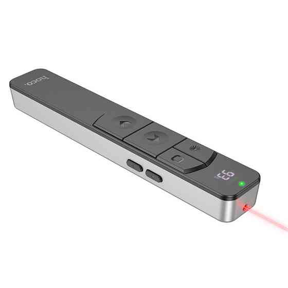 Лазерна указка HOCO GM202 Smart PPT page turning pen Silver Киев