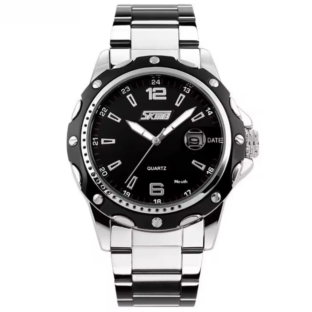Часы мужские наручные Skmei Robby Elastic Black (2 ремешка) Киев - изображение 14