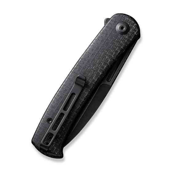 Ніж складаний туристичний Civivi Caetus Flipper, (8.8 см) Damascus / Carbon Fiber Київ
