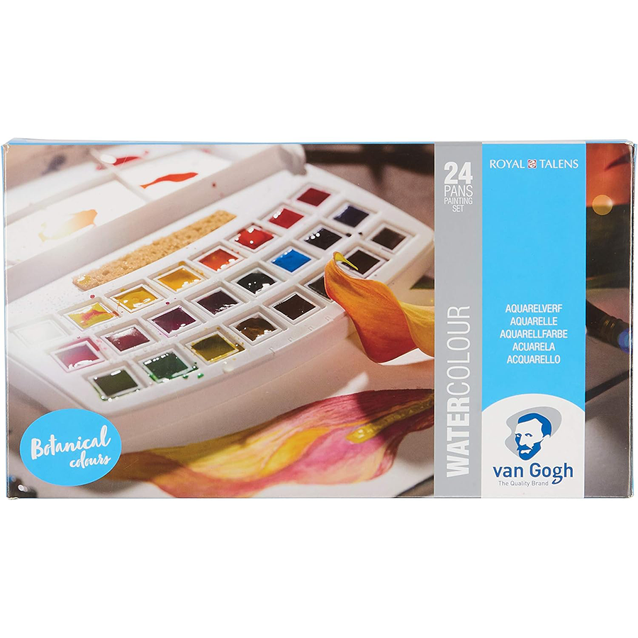 Набір акварельних фарб VAN GOGH Botanical Colours 24кювети Royal Talens Київ - фото 4