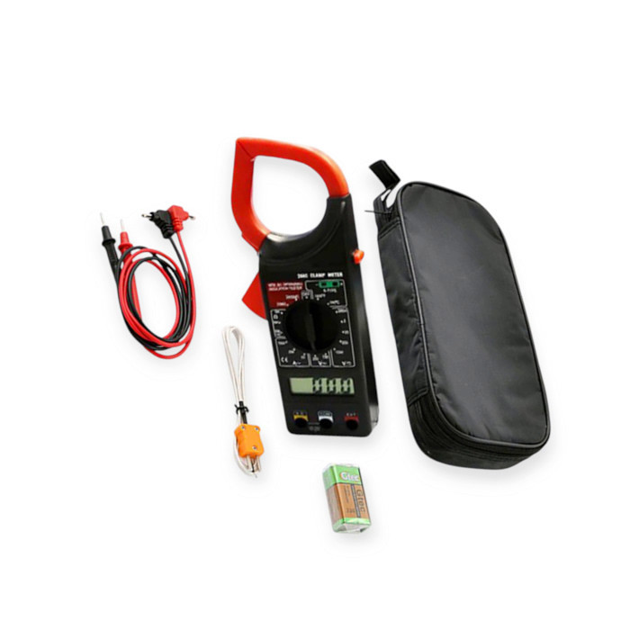 Мультиметр цифровой + токоизмерительные клещи DT-266С оснащен термопарой (чехол) Мукачево - изображение 1