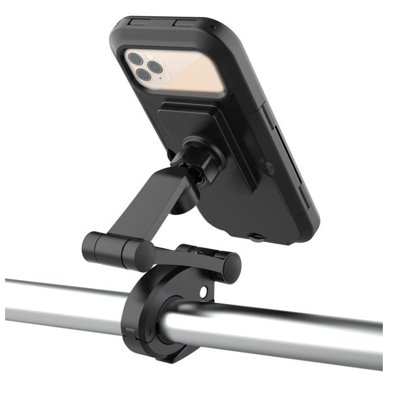 Водонепроницаемый мотоциклетный велосипедный держатель для телефона Feel Fit черный Бровары - изображение 4