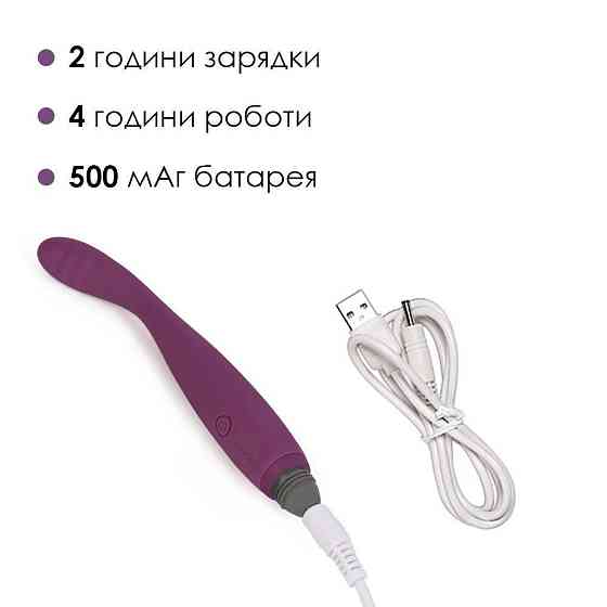 Тонкий вібратор точки G Svakom Cici Violet Sex Aura Київ