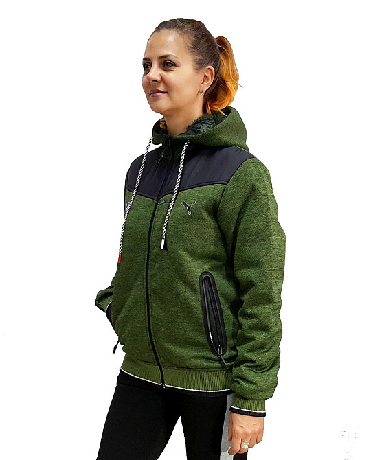 Женская трикотажная куртка-кофта на меху Puma Thumbnail 1 of BMW ,оригинал Киев - изображение 2