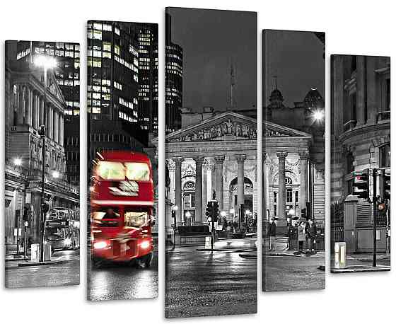 Модульная картина Ночной Лондон Art-87_5 110x160 см Киев