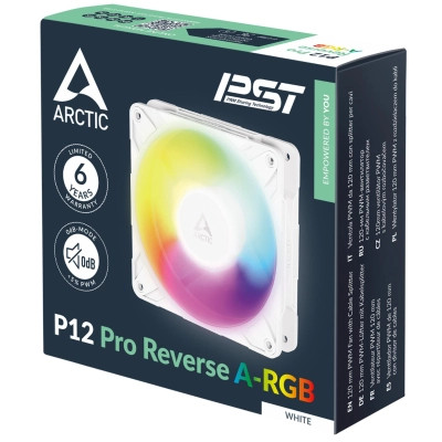 Кулер для корпуса Arctic P12PRO REV ARGB WHITE (ACFAN00325A) Винница - изображение 6