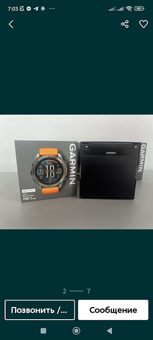 Смарт-Часи Garmin Fenix 8 51 mm. AMOLED Sapphire Titanium .Spark Orange. Київ - фото 7