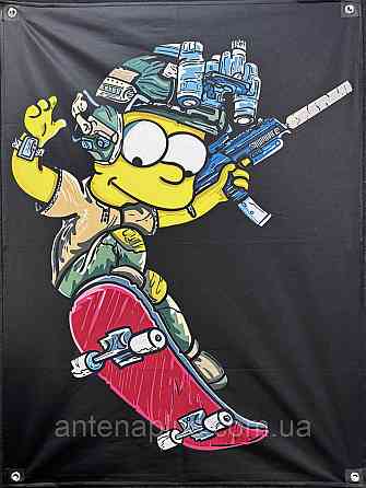 Барт Симпсон баннер 900х600 мм Киев