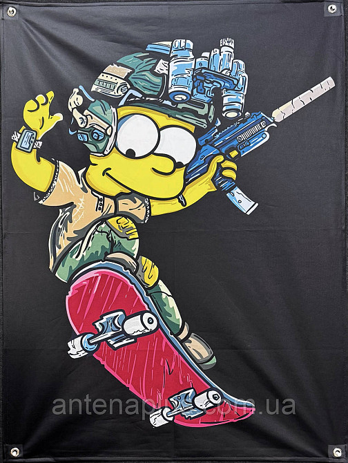 Барт Симпсон баннер 900х600 мм Киев - изображение 1