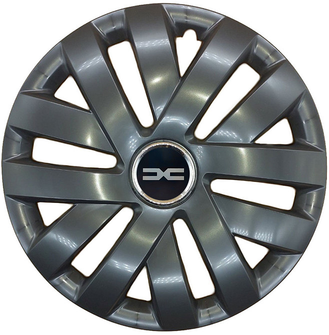 Автомобільні модельні ковпаки R15 SJS Dacia NEW 315 4шт, чорні Київ - фото 1