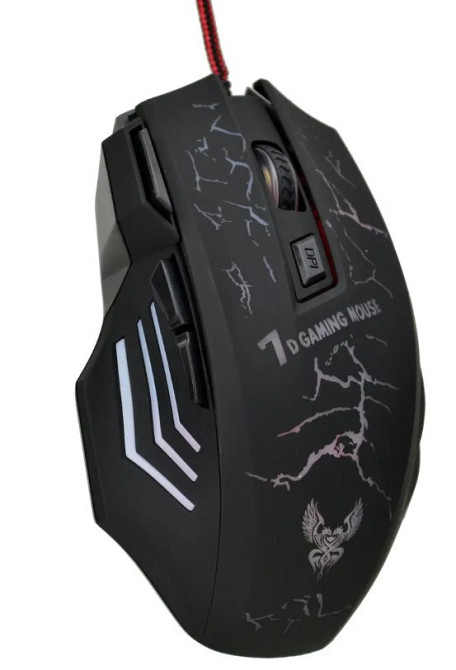 Мишка дротова ігрова Gaming Mouse X7 8890, чорна Вінниця - фото 2