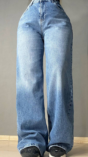 Джинси жіночі Mikaletta 13479 BTL Wide Leg Palazzo широкі сині, синій, З6, 36, 98 см, 121 см Київ - фото 15