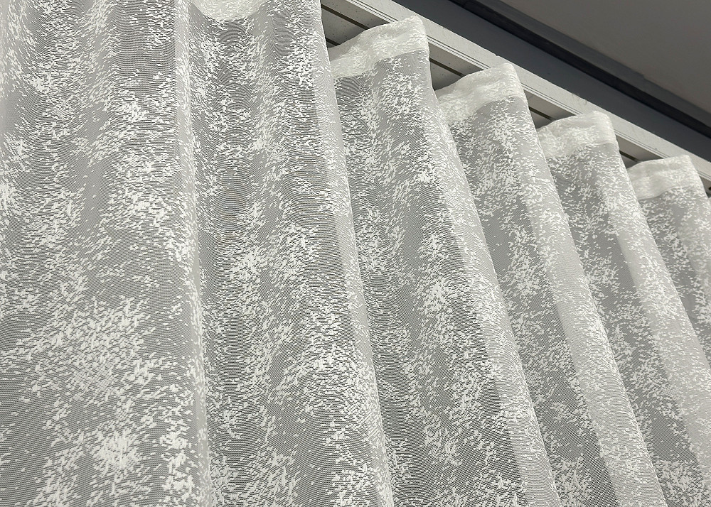 Тюль жакард мармур, колекція "Cale" колір молочний з сірим 1555т Київ - фото 7