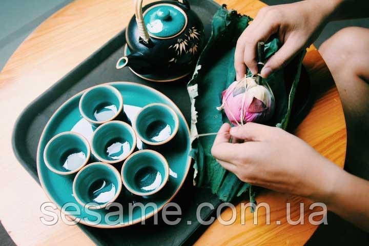 Вьетнамский Зеленый чай Премиум с лотосом Lotus Green Tea 125грамм Харьков - изображение 7