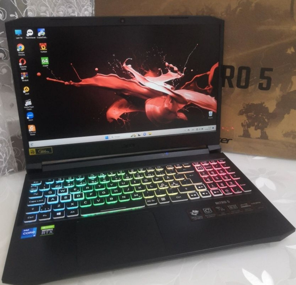 Новый Ноутбук: ACER Nitro 5/144Hz./RTX 3060/i5-11400H/ RAM16GB/ SSD 512Gb. Киев - изображение 1