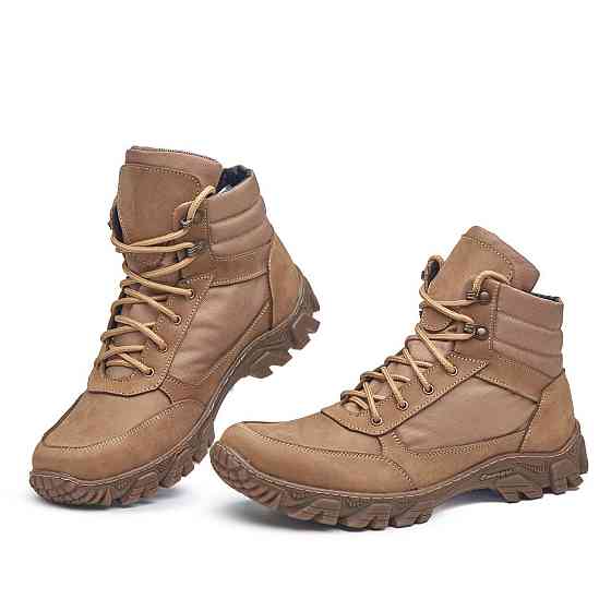 Тактичні шкиряні БОТИНКИ з шкіри та кордури, прошиті , НЕ ПРОМОКАЮТЬ 37 (24) Харьков