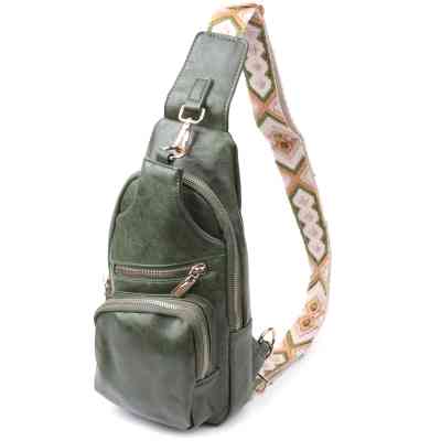 Сумка Vintage Из экокожи Зеленая (22755) Винница