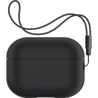 Чохол для навушників Armorstandart Silicone Case with straps для Apple Airpods Pro 2 Black (ARM68608) Вінниця - фото 1
