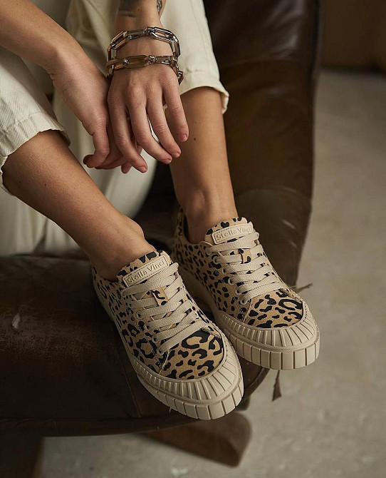 Кеды женские Stella Vinci леопард натуральная замша 37-40р. (5399) Коломыя - изображение 4