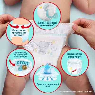 Подгузники Pampers Premium Care Pants Розмір 4 (9-15 кг) 114 шт (8700216829359) Винница