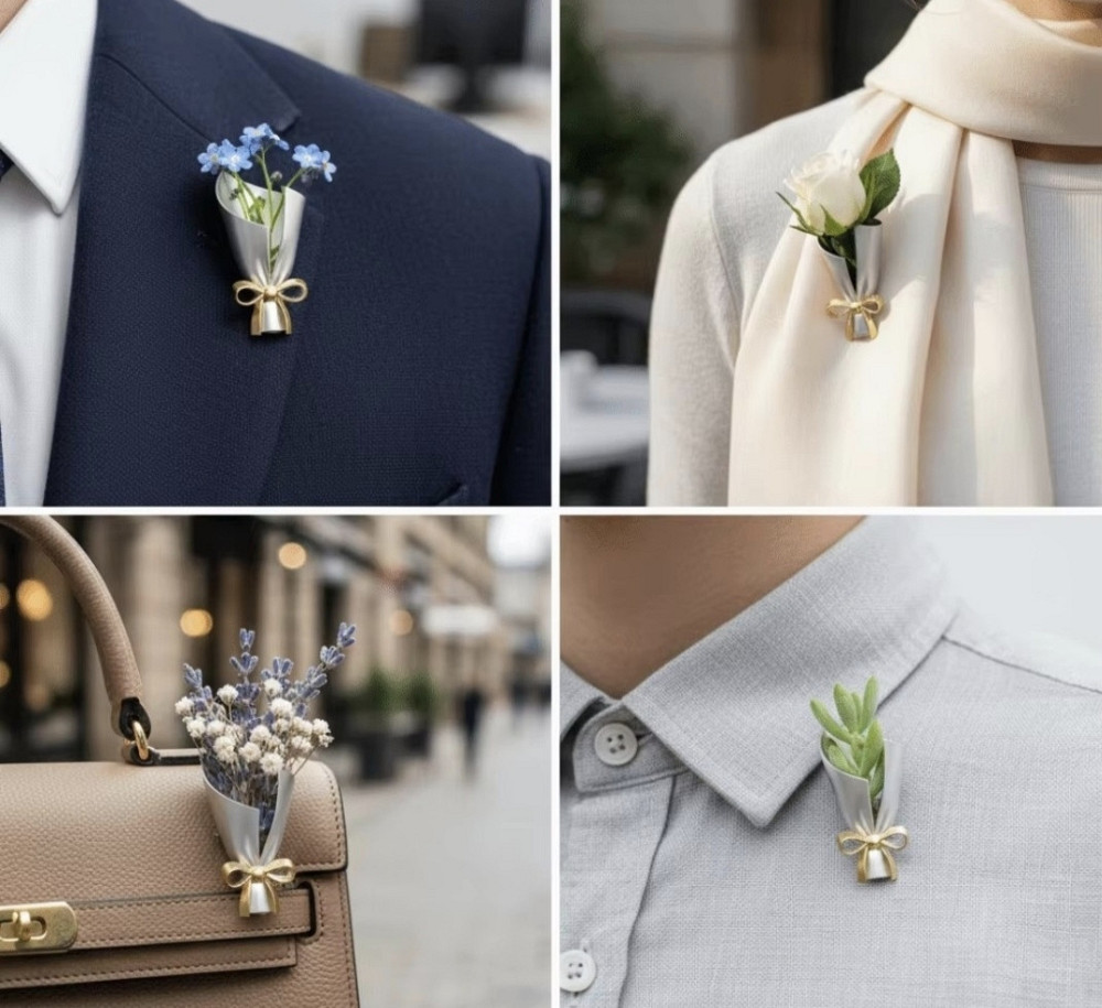 Брошка-тримач для квітів Сміла - фото 8