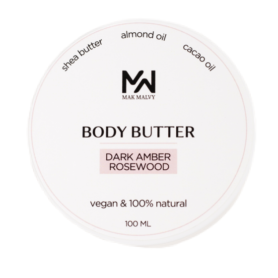 Баттер для тела Dark amber rosewood Mak Malvy 100 мл Винница