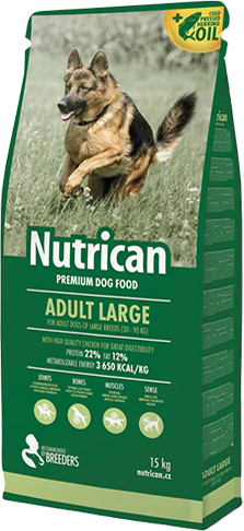 Nutrican Adult Large (Нутрікан Едалт Лардж) сухий корм для дорослих собак великих порід Запоріжжя - фото 1