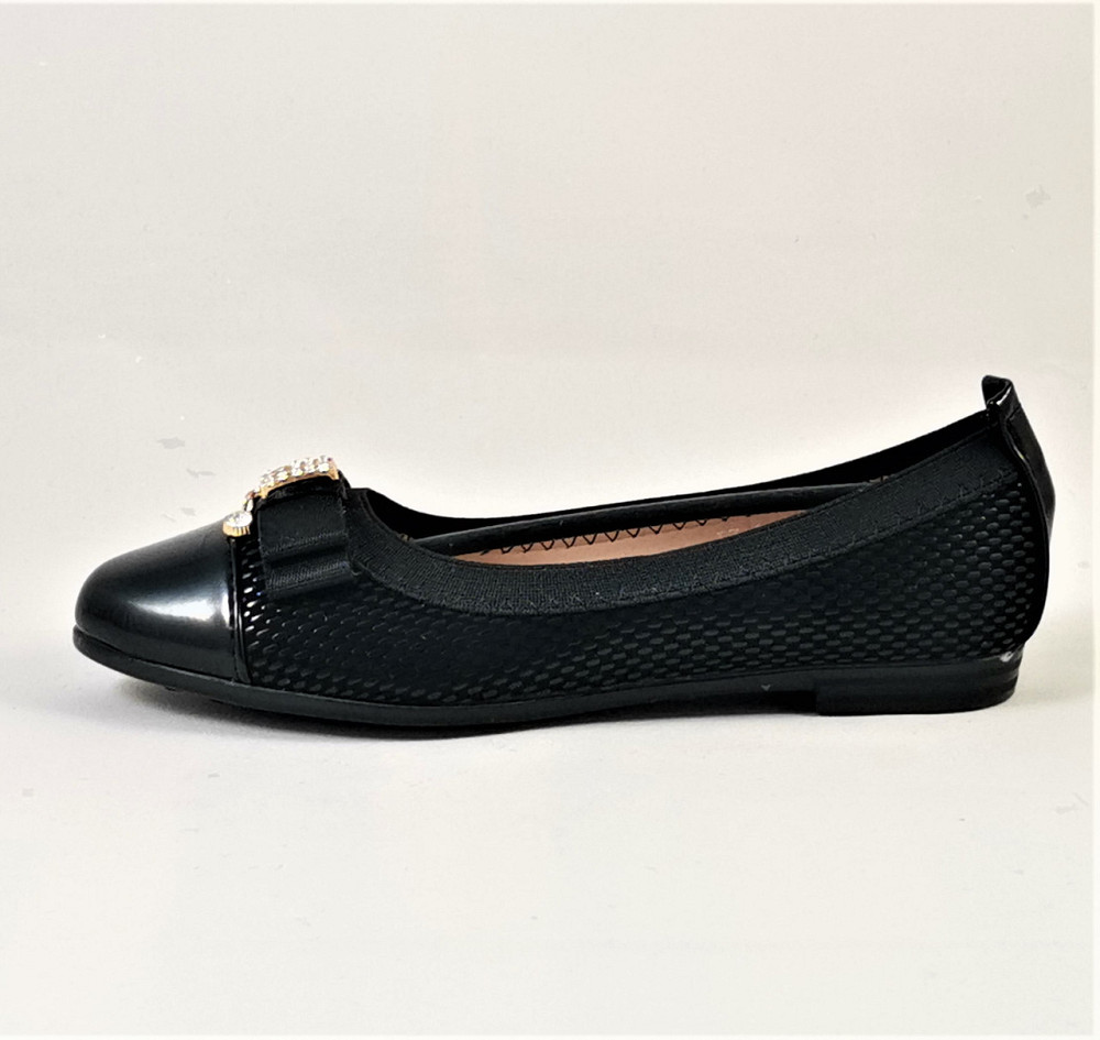 Жіночі Балетки Чорні Мокасини Туфлі (розміри: 36,37,38,39,40) — 6 Дніпро - фото 5