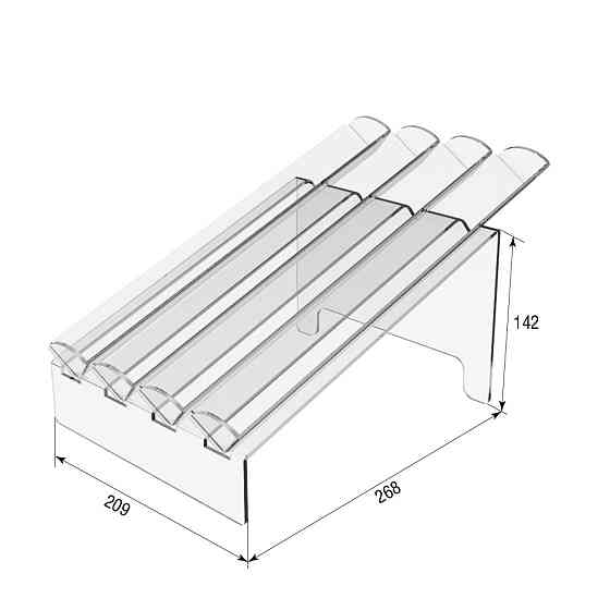 Подставка EKOSTAR для макарун на 4 ячейки. Киев