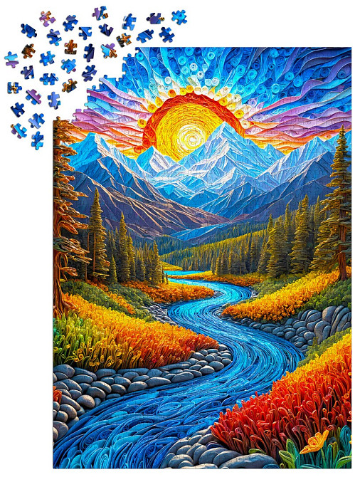 Пазл Схід сонця - Sunrise Landscape (Enjoy-2154) Киев - изображение 4