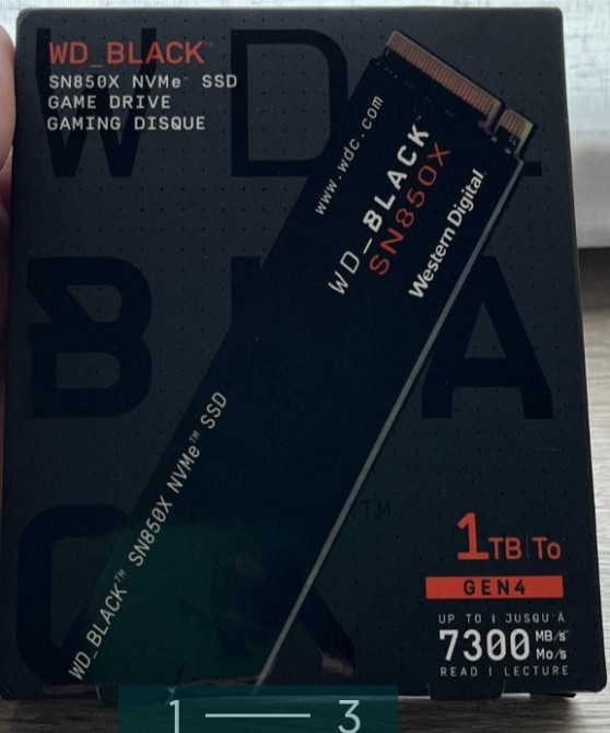 Жорсткий Диск: SSD Western Digital Black SN850X 1Tb. Київ - фото 1
