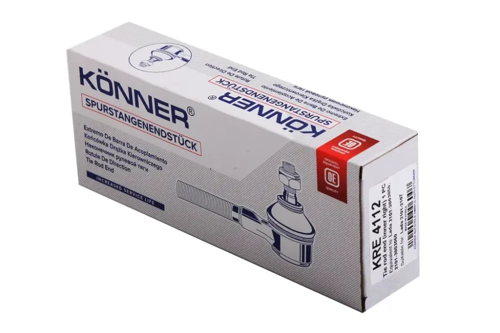 Наконечник рульової тяги 2101 Коннер лівий з гайкою Вінниця - фото 3