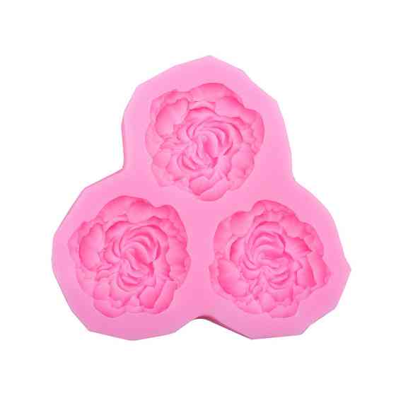 Молд силиконовый Розы 75 на 75 см розовый Киев