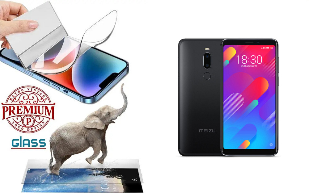 Полиуретановая пленка Meizu M8, Premium, толщина 0,2 мм Киев - изображение 1