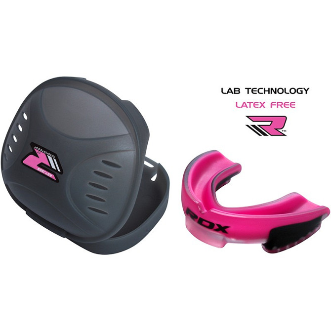 Капа боксерська RDX Gel 3D Elite Pink Каменское - изображение 2
