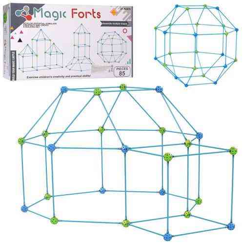 Детский игровой 3D конструктор Палатка Magic forts 85 деталей Винница