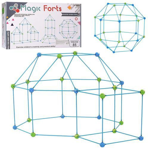 Детский игровой 3D конструктор Палатка Magic forts 85 деталей Винница - изображение 1