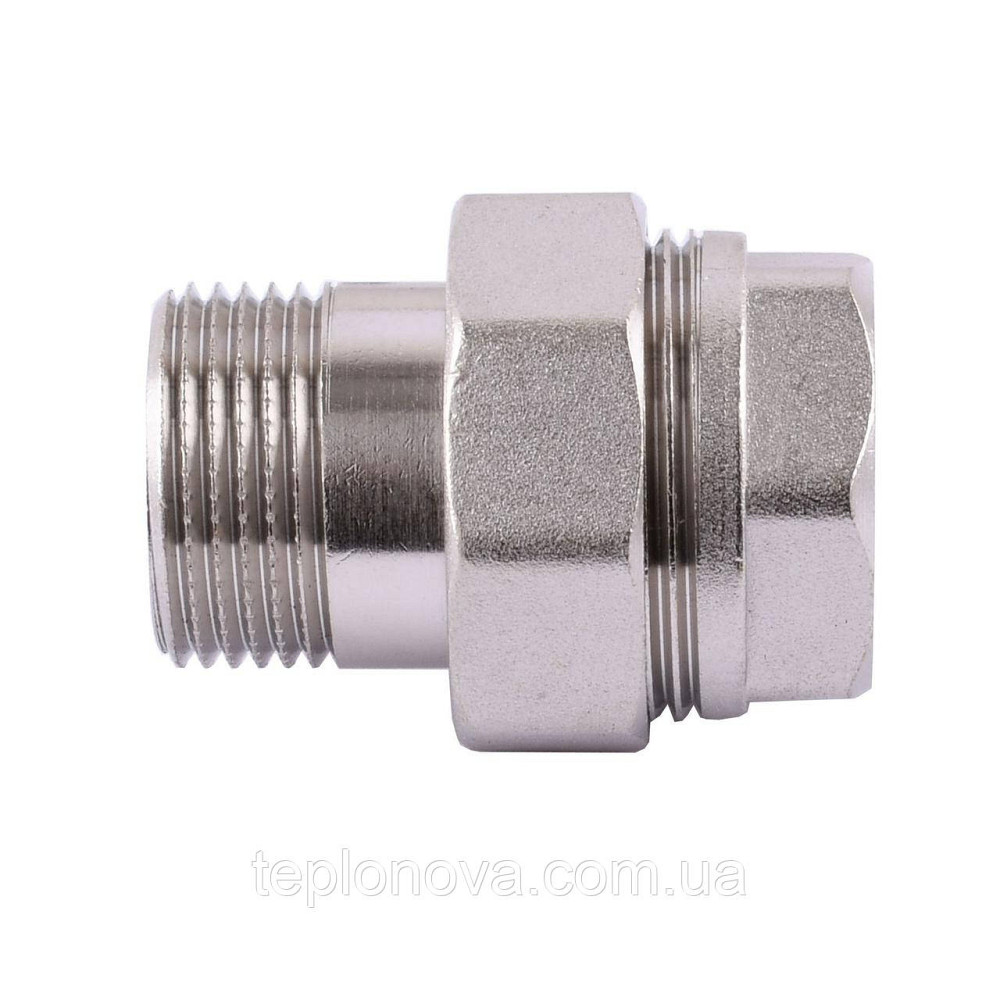 Сгон-американка прямой PROFESSIONAL 3/4″ НИКЕЛЬ QP160 Черновцы - изображение 1