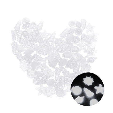 Камушки светящиеся в аквариум и сад серые разнофигурные - в наборе 10штук, (размер одного камня 1,5-2,5см) Киев - изображение 1