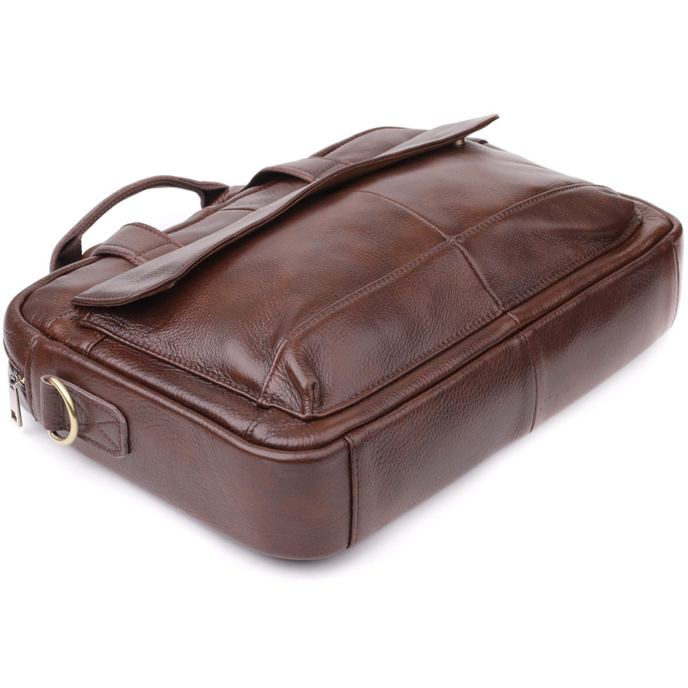 Портфель для чоловіків із натуральної шкіри Vintage 23040 Коричневий Київ - фото 5