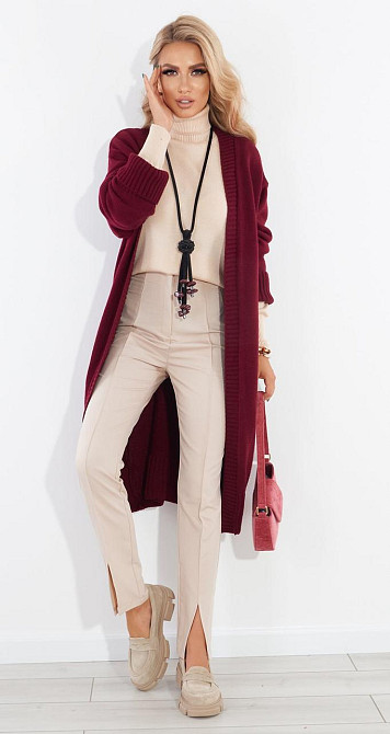 Полегшений кардиган із кишенями (48-52) Київ - фото 2