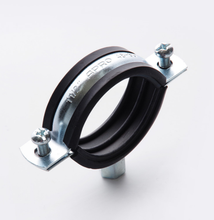Хомут трубний 25-28мм 1 3/4" з комбінованою гайкою M8/M10 APRO Житомир