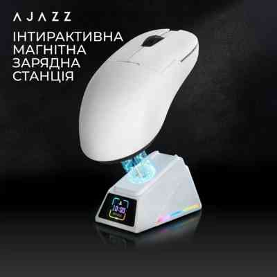 Мишка Ajazz AJ159 APEX Wireless/Bluetooth/USB White (AJM159-A-W) Вінниця