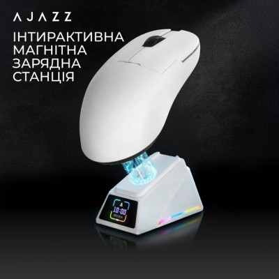 Мышка Ajazz AJ159 APEX Wireless/Bluetooth/USB White (AJM159-A-W) Винница - изображение 3